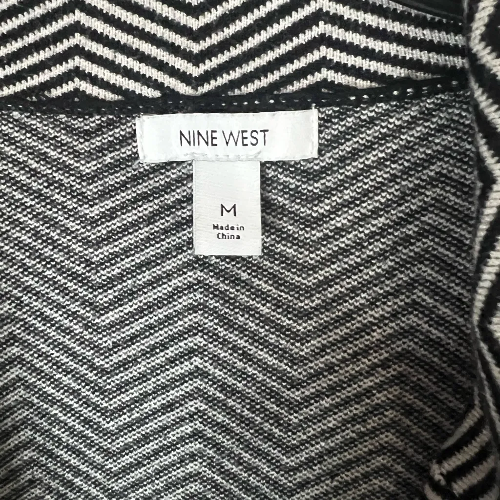 Nine West Monochrome Chevron Jacket - Image 4