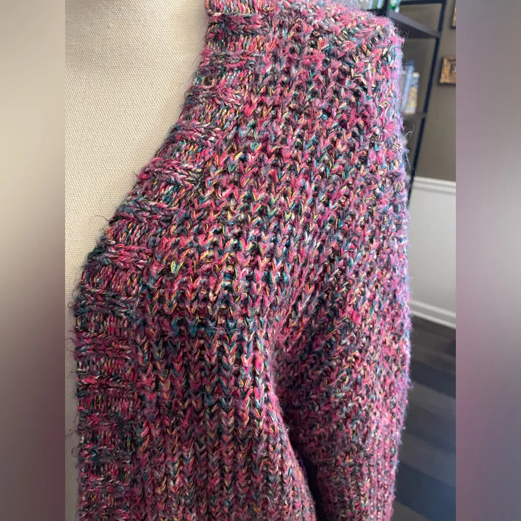 Mossimo Supply Co. Sweater Cardigan Pink Size XL - Image 2