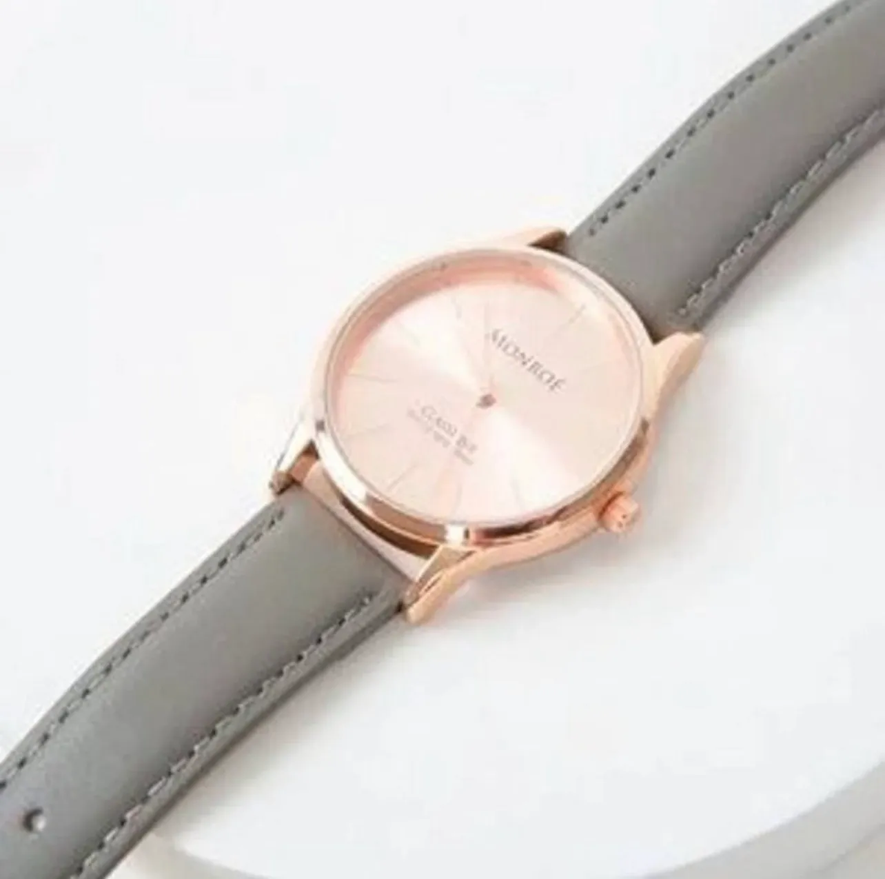 NWT Monroe Classique Rose Gold Watch with Dust Bag - Image 4