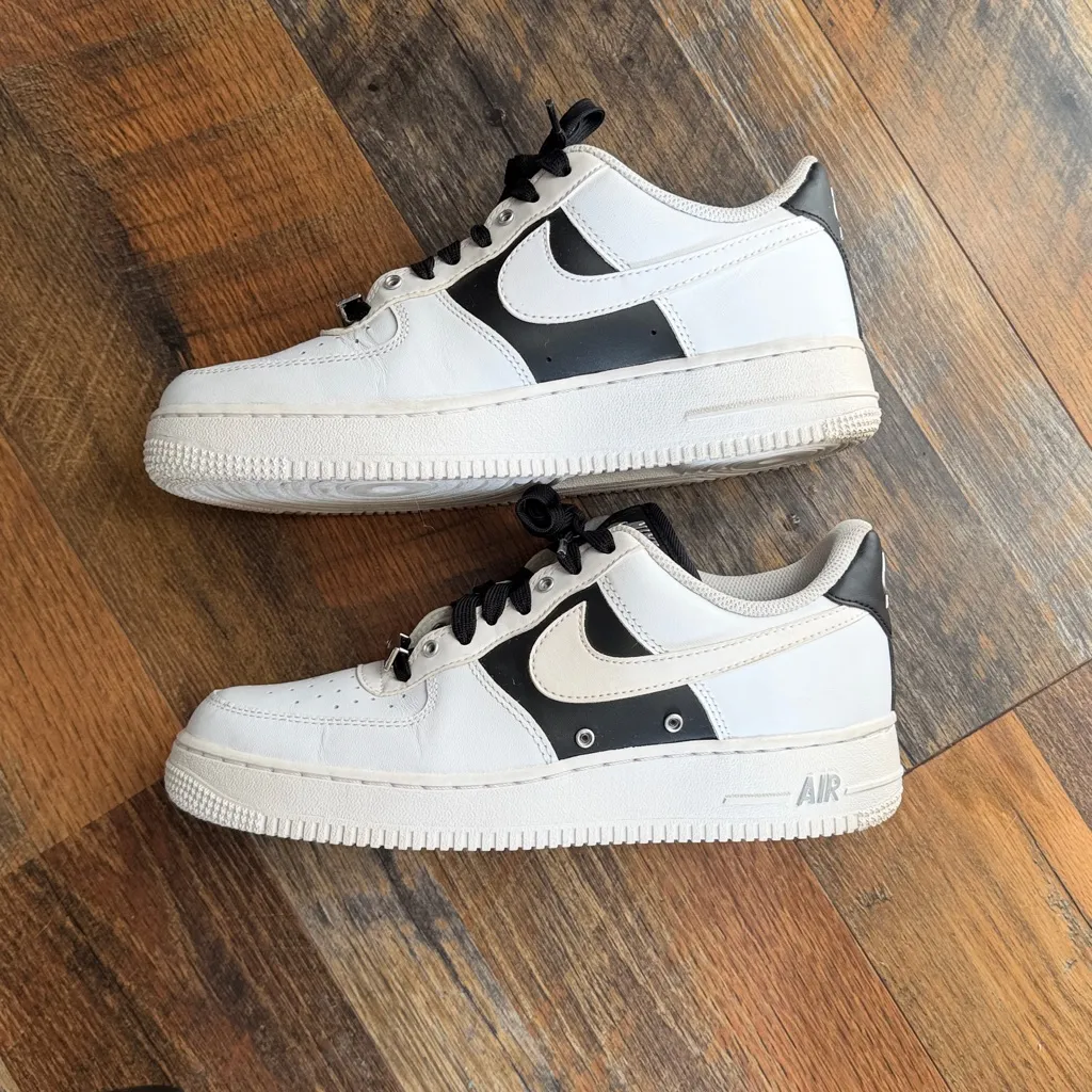 Nike Air Force 1 Low '07 PRM white black sneakers shoes mens 7.5 women’s 9 - Image 6