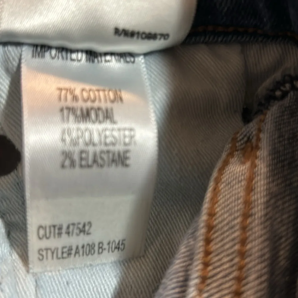 AGOLDE Women’s Premium High Rise High Low Raw Hem Size 28 - Image 5