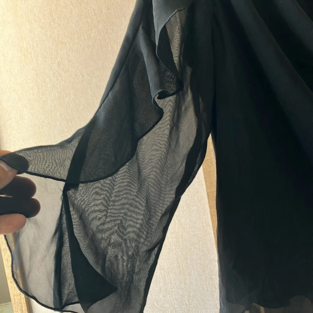 FINAL MARKDOWN Dana Kay Classy Black top 8 - Image 5