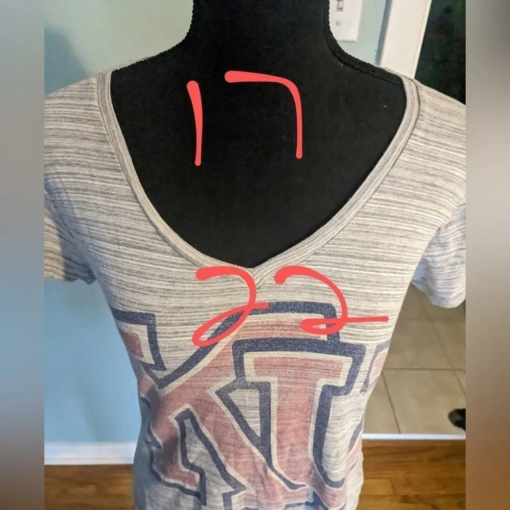 Kansas University Short Sleeve Shirt Gray - Image 4