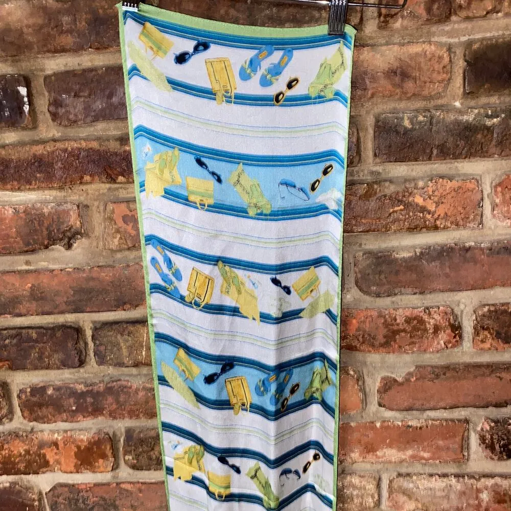 Women's Beach Summer Print Multicolored Scarf - Image 2