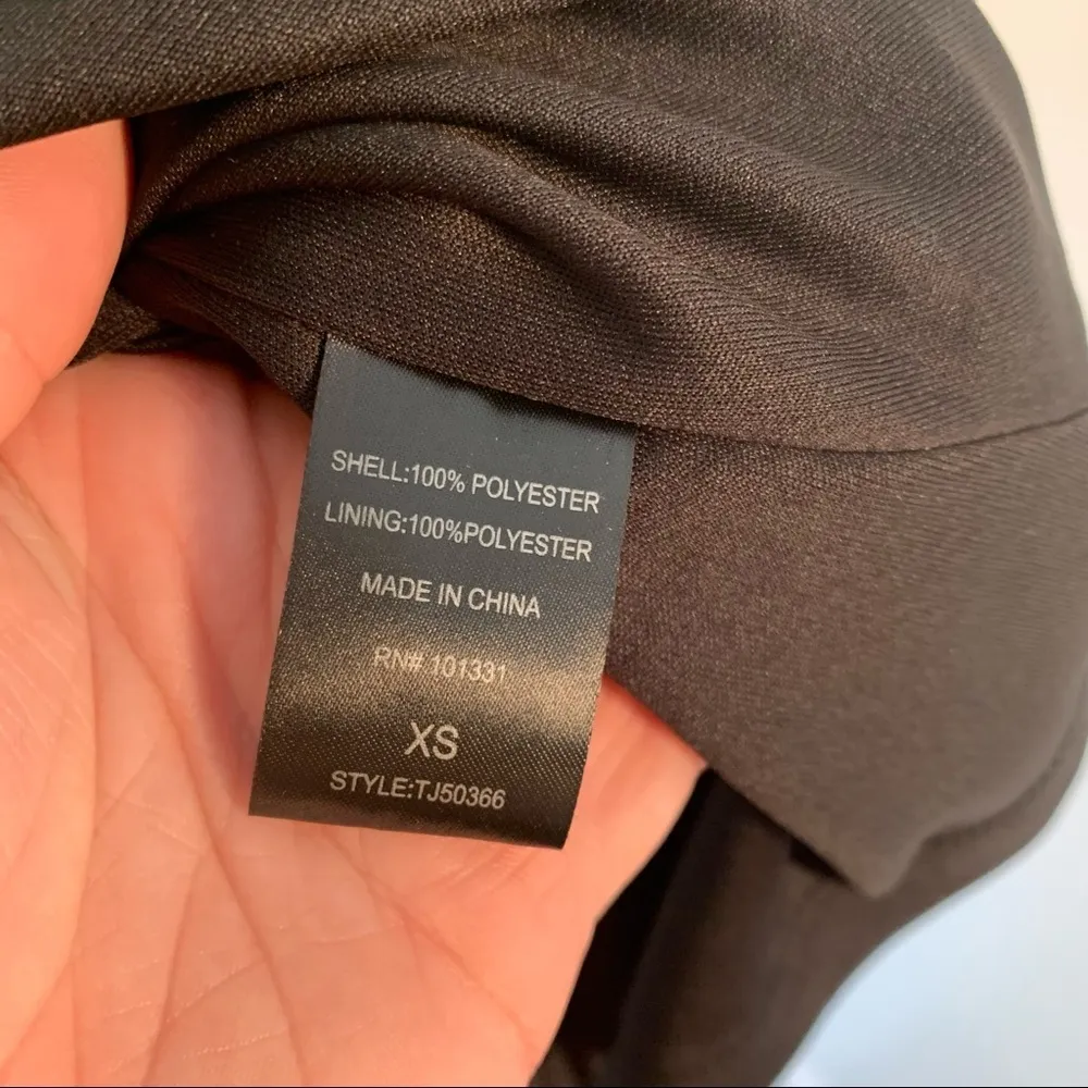 Charlotte Russe Chain Back Tank Top Black Gold - Image 5