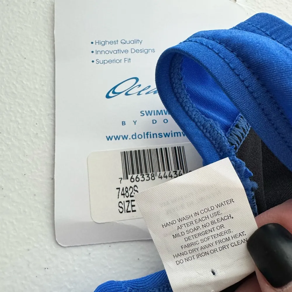 NWT Ocean by Dolfin Swim Size 38 Blue - Image 9