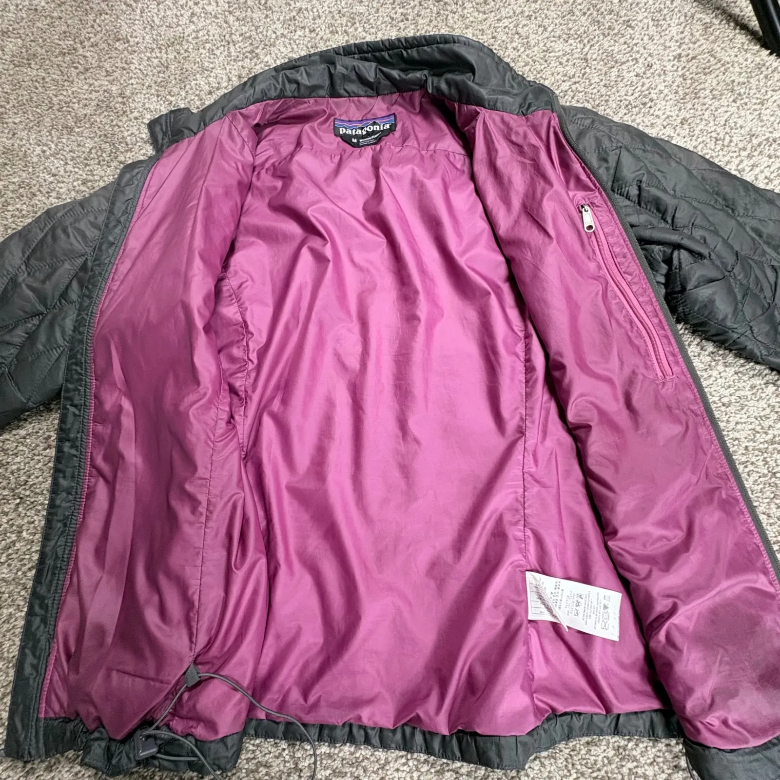 Patagonia Womens Quilted Insulated Jacket M Outdoor Hiking Gorpcore Ski Travel - Image 9