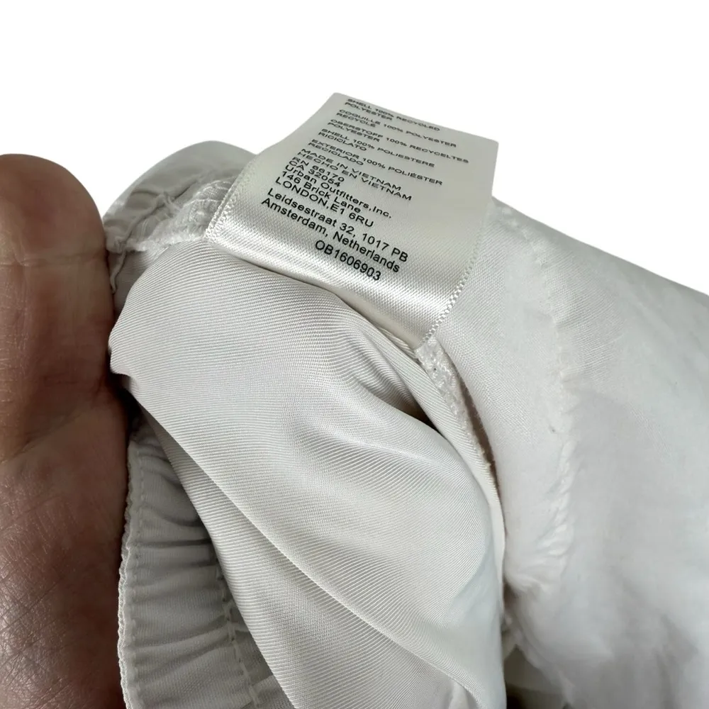 BDG Urban Outfitters Women’s Loose Parachute Wide Leg Tech Pants White XXL - Image 10