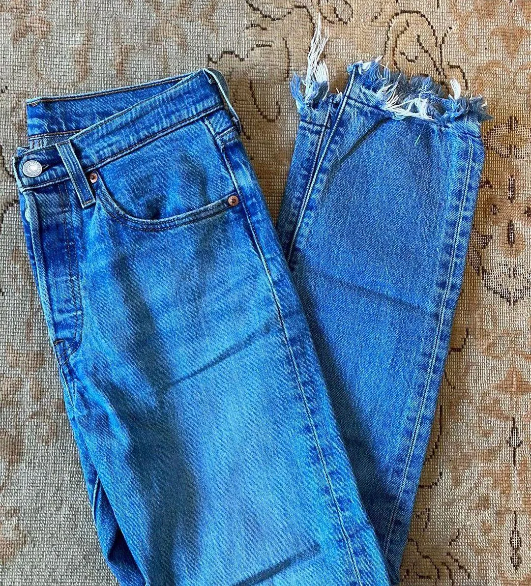 FP x  501 Blue Mark High Rise Skinny Jeans - Image 12