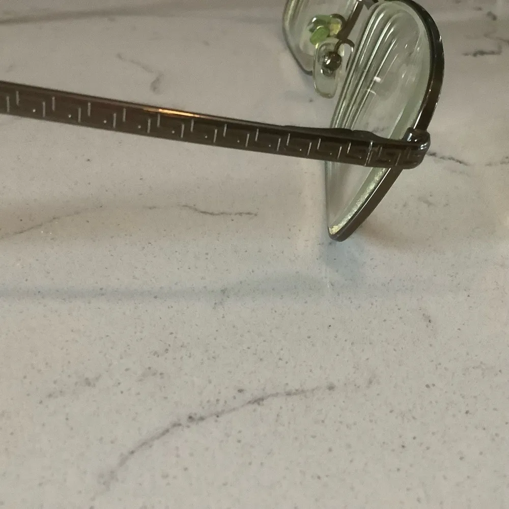 Versace women’s eyeglasses metal and plastic frame brown and tortoise 53/17/140 - Image 11