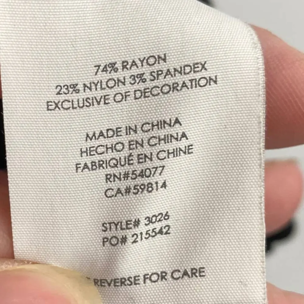 CAbi Turner Ponte Stretch Blazer Jacket Fitted Black One Button Womens Small - Image 7