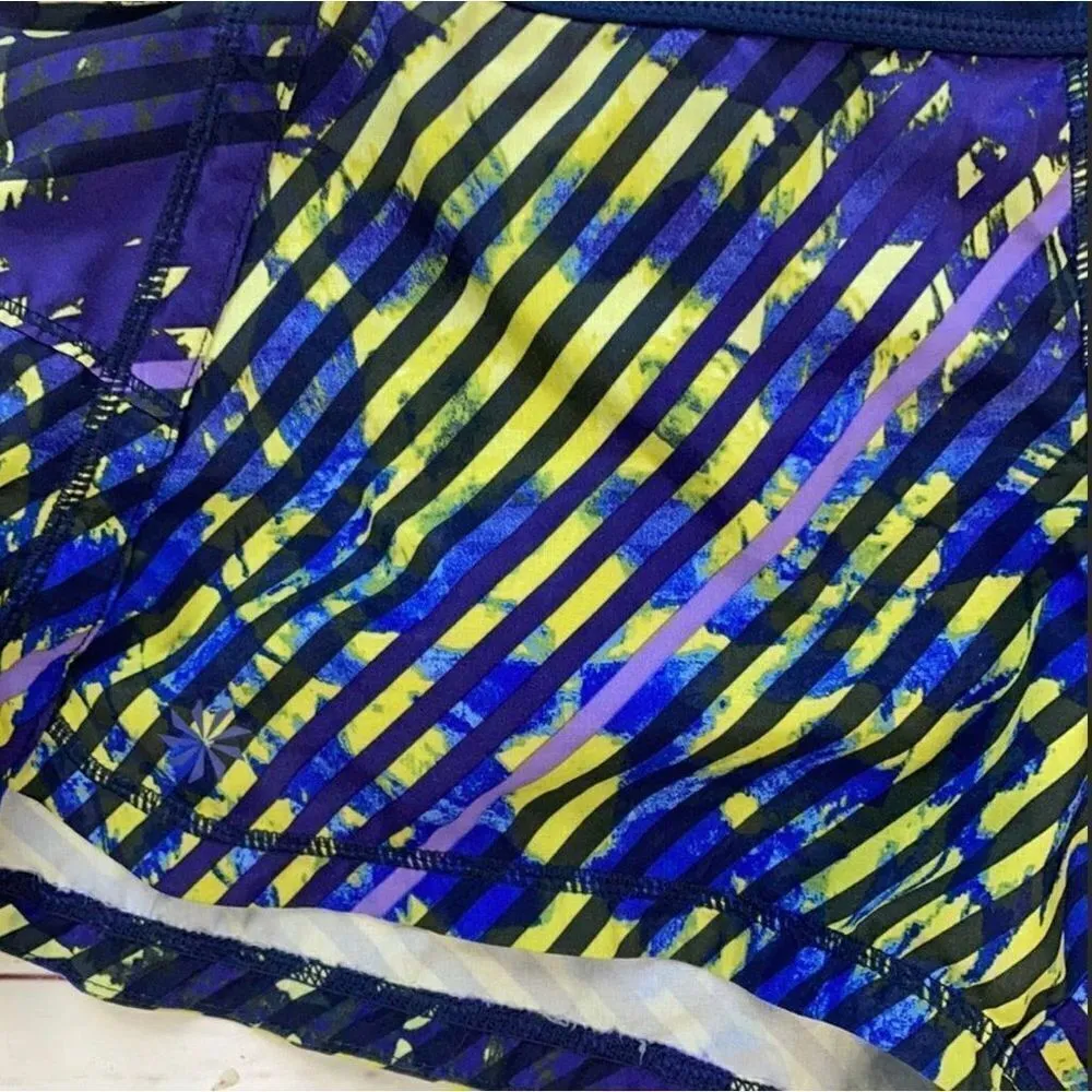 Athleta Pulse Printed Running Shorts Size Small - Image 14