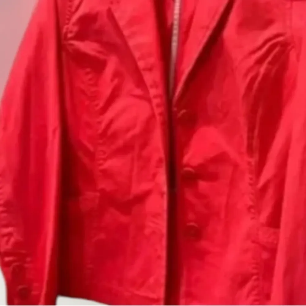 L.L. Bean Salmon Corduroy Jacket Size 12‎ Petite Pink - Image 7