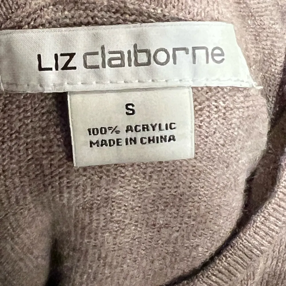 Women’s Liz Claiborne Small Tan Hoodie Hooded Sweatshirt - Image 3