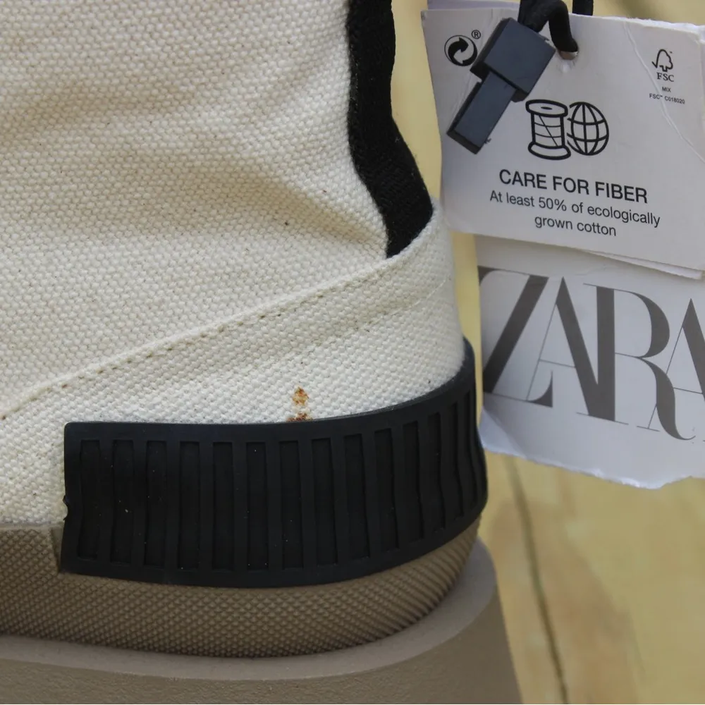 ZARA Ladies Lace Up Ankle Boot Sz 9 - Image 7