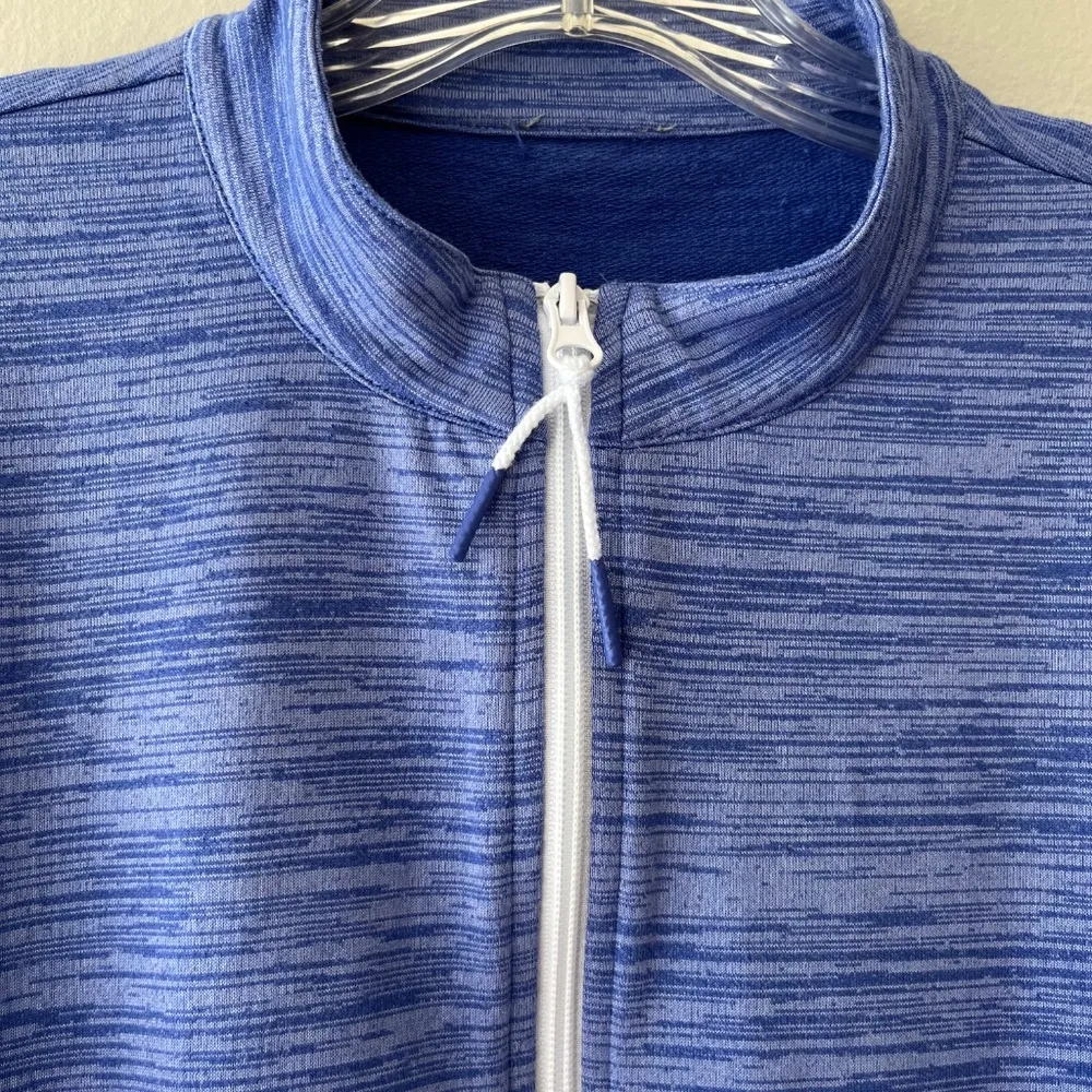 Talbots Sz M‎ Purple UPF 50 Terry Jacket Full Zip Pockets Sweater Top - Image 6