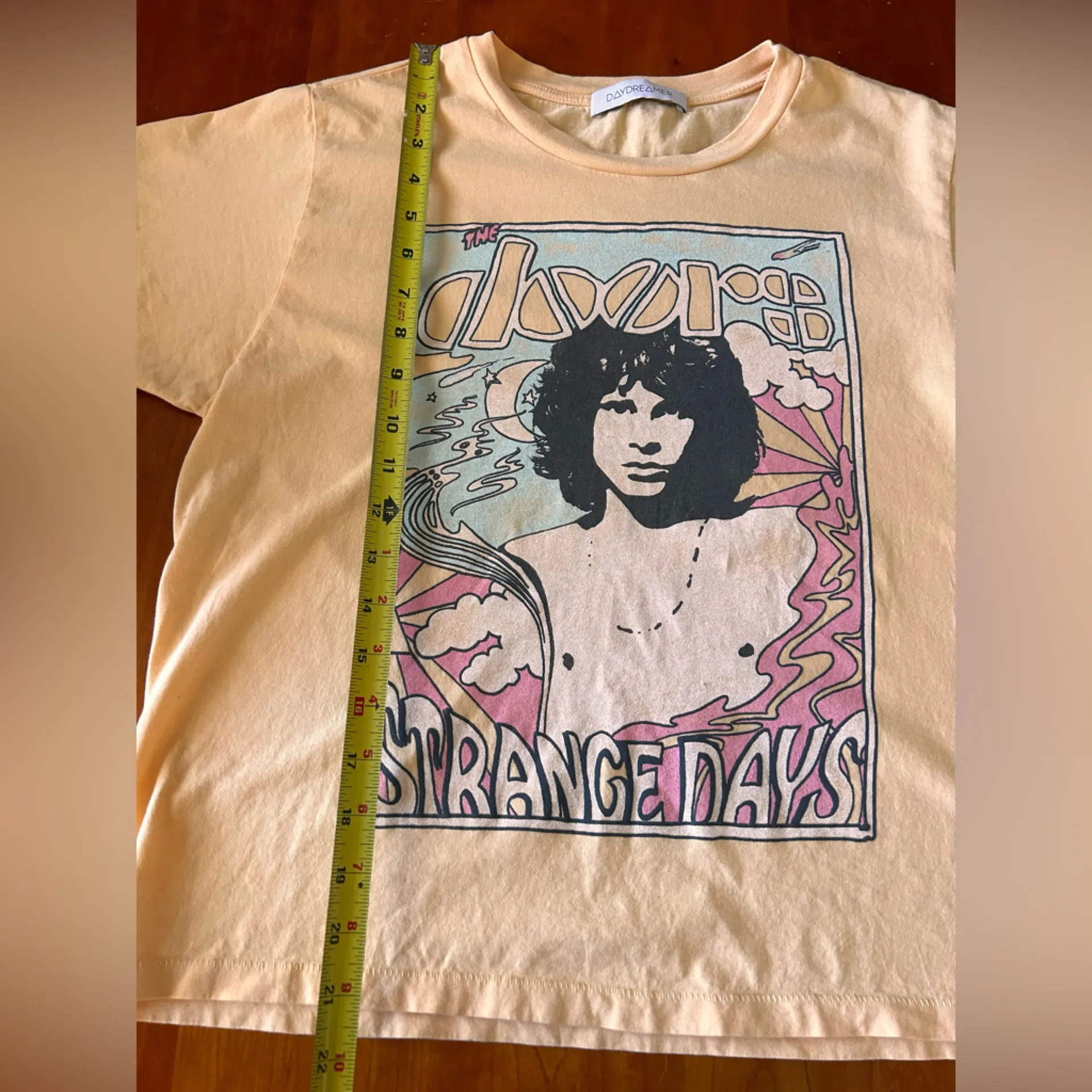 Daydreamer The Doors Strange Days Girlfriend Tee Melon Small - Image 9