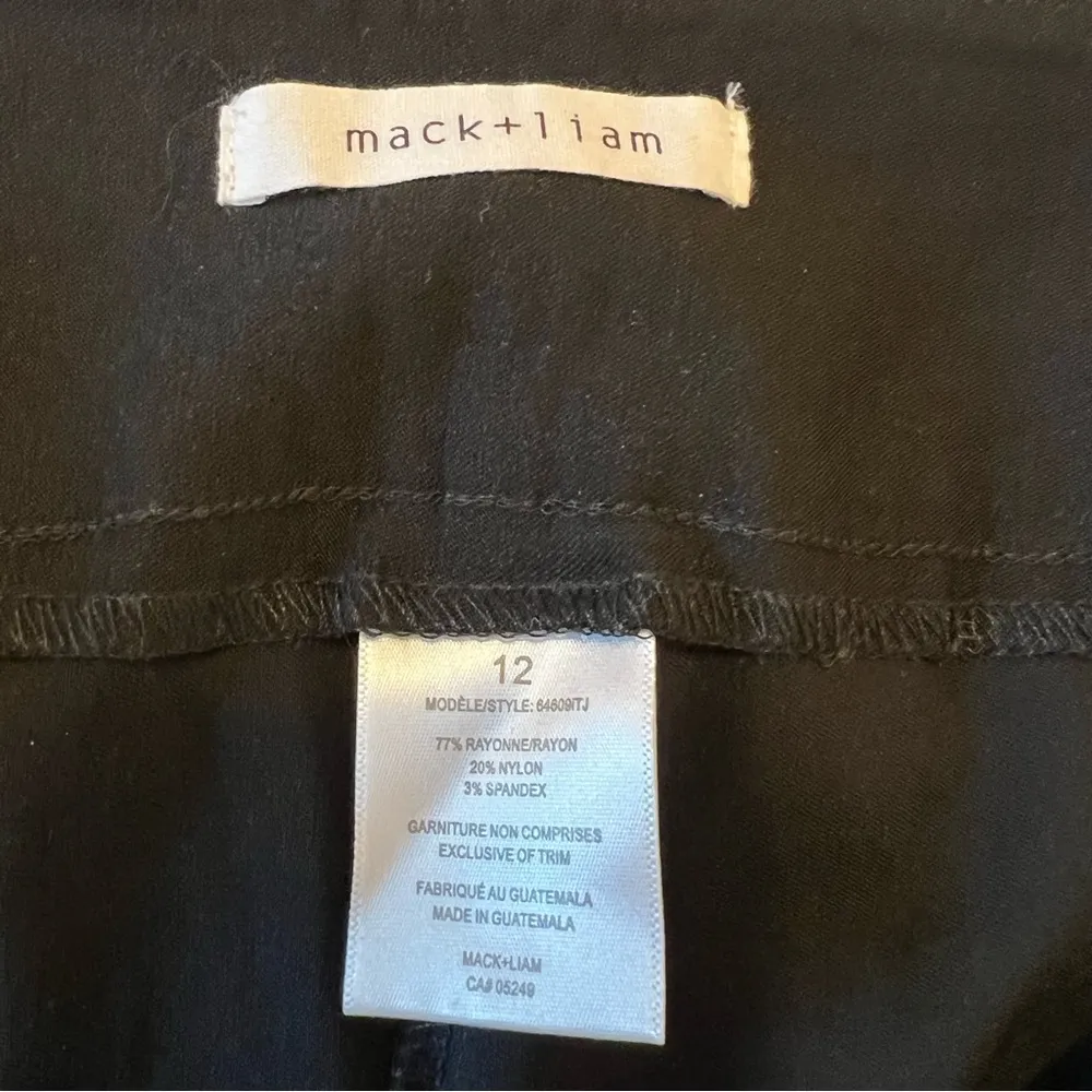 Mack + Liam Pull On Ankle Pant Black 12 - Image 9