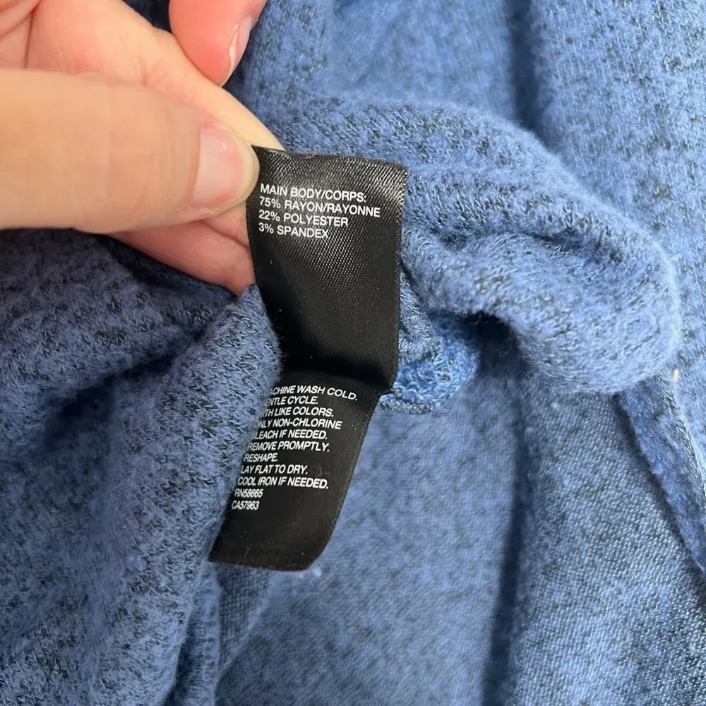 Women's‎ Zella Blue Hoodie Pullover Sweatshirt Size S - Image 7