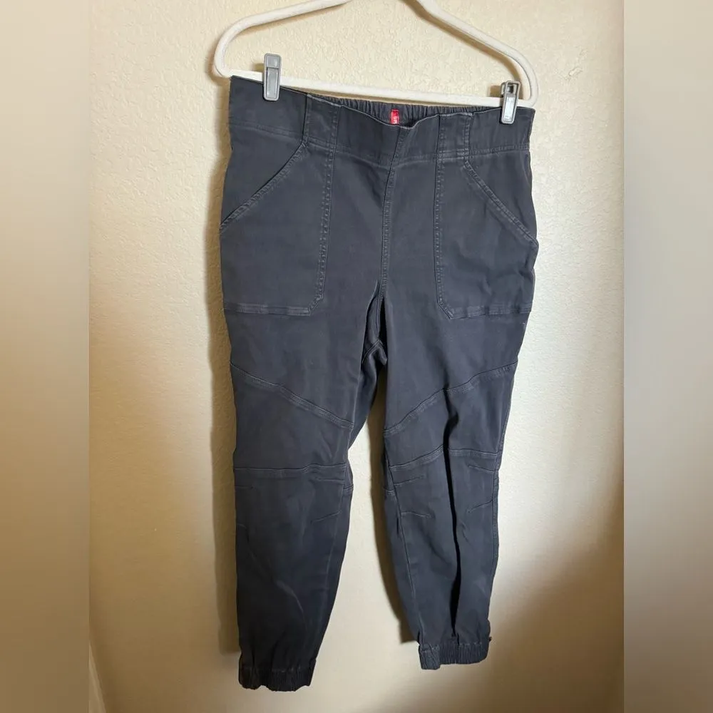 Spanx Stretch Twill Cargo‎ Jogger Pants Size 1X in Grey Plus Size - Image 2