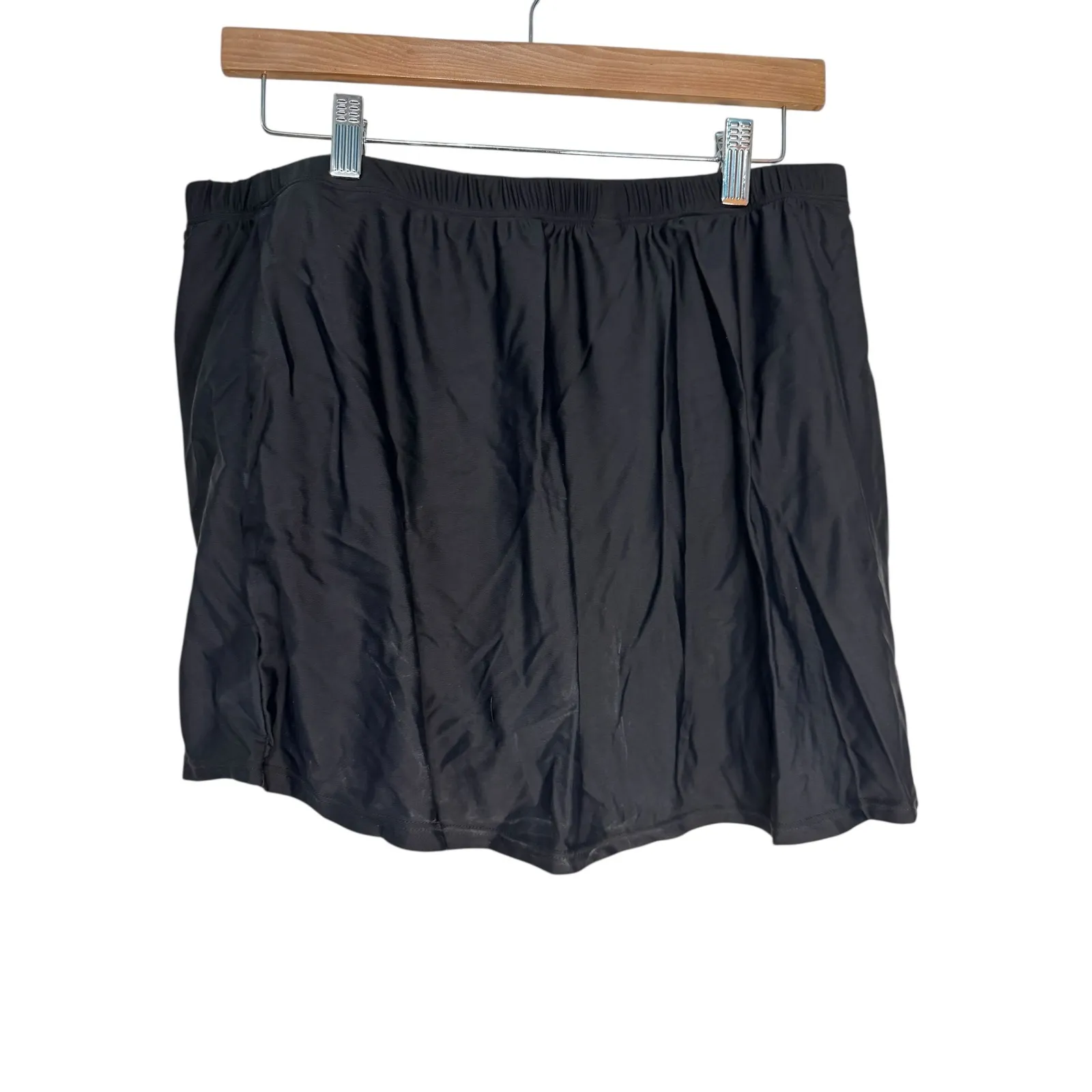 Daci 16W Floral Swim Dress Tankini Top Skirt Swimsuit Black Orange Yellow Purple - Image 13