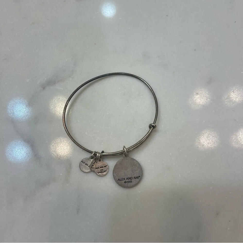 Alex and Ani Claddagh Charm Bangle Bracelet - Image 2