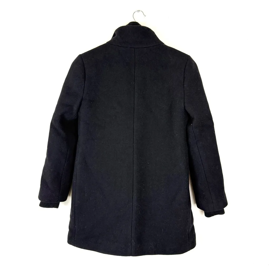 J. Crew Lodge coat in Italian Stadium-cloth Wool Black - Image 7