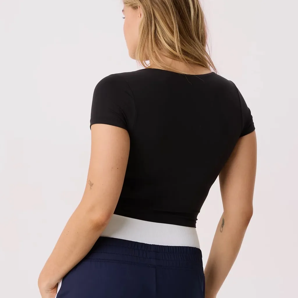 Offline by Aerie Pink Real Me Square Neck Tee Women’s Size M Crop Top - Image 9