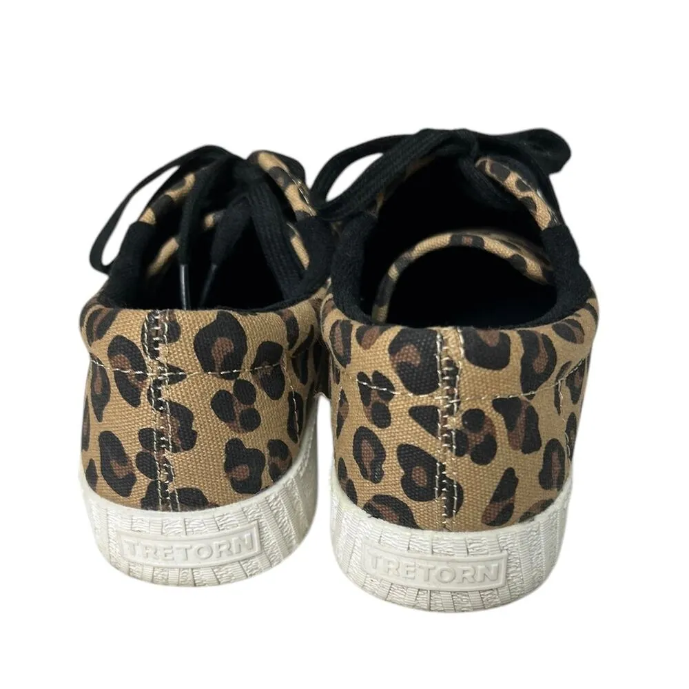 TRETORN Women's Nylite Plus Canvas Sneakers Animal Print 8.5 - Image 4