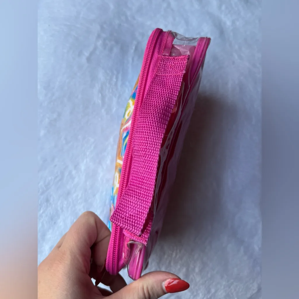 Rare Vintage Lisa Frank Pink Barclay Dog Pencil Bag 90s Y2K - Image 6