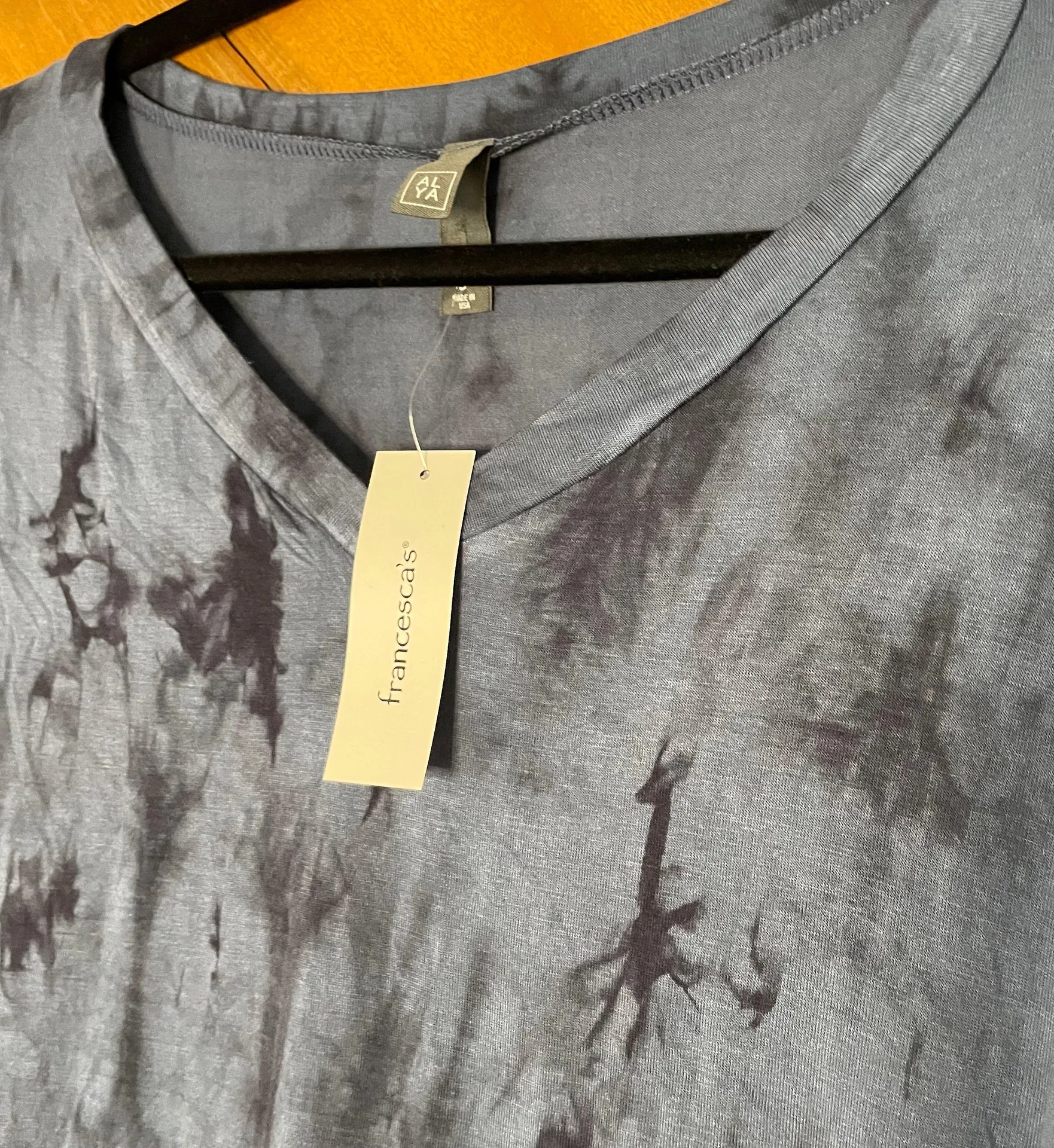 Francesca's  Soft Tie-Dye Long Sleeve Top  - Image 4