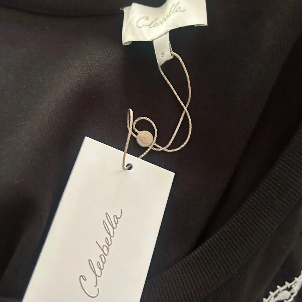 Cleobella Selma Midi Dress in Black & Ivory NWT size Small - Image 7