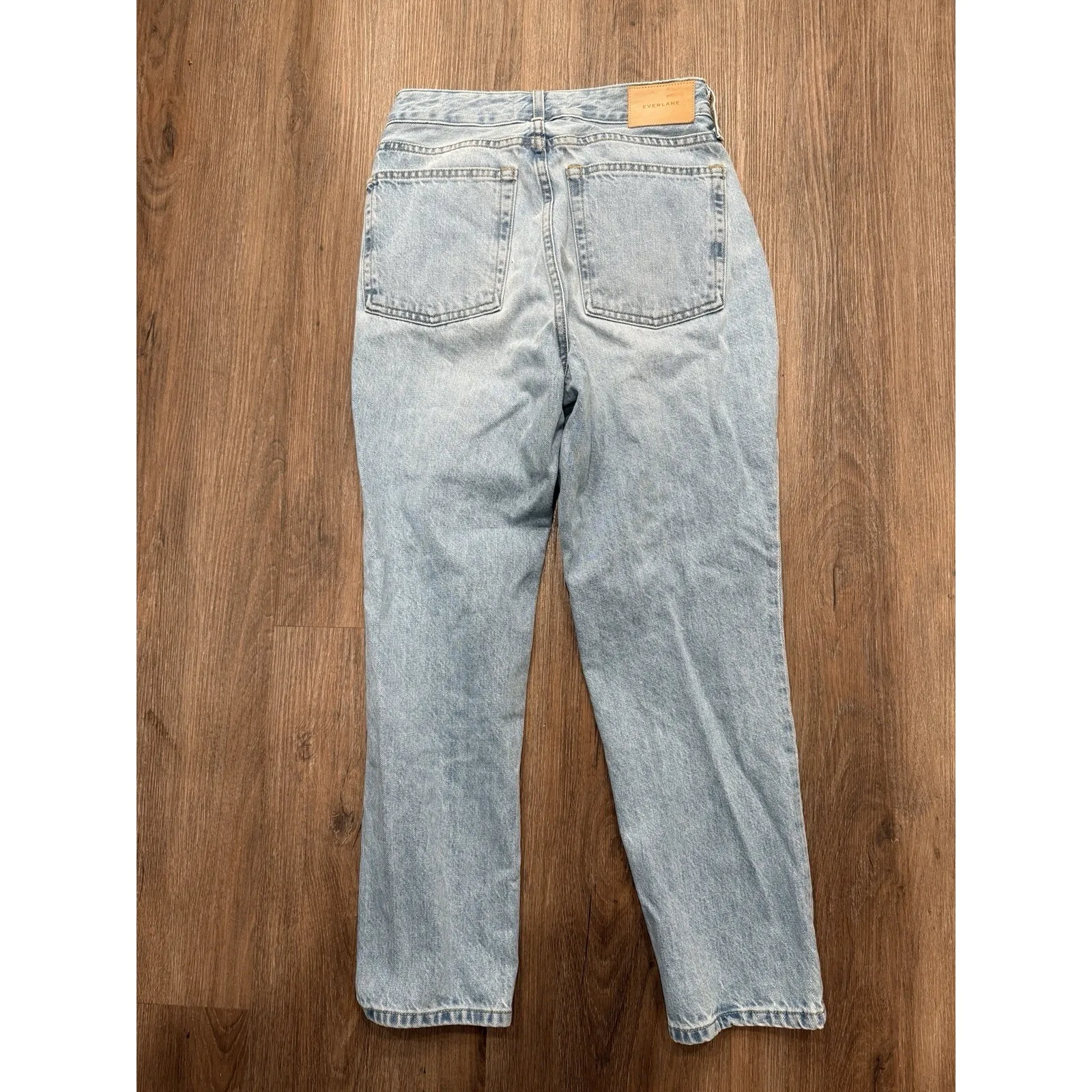 Everlane Jeans‎ Womens 27 Blue Crop The Curvy 90s Cheeky Straight Organic Cotton - Image 3