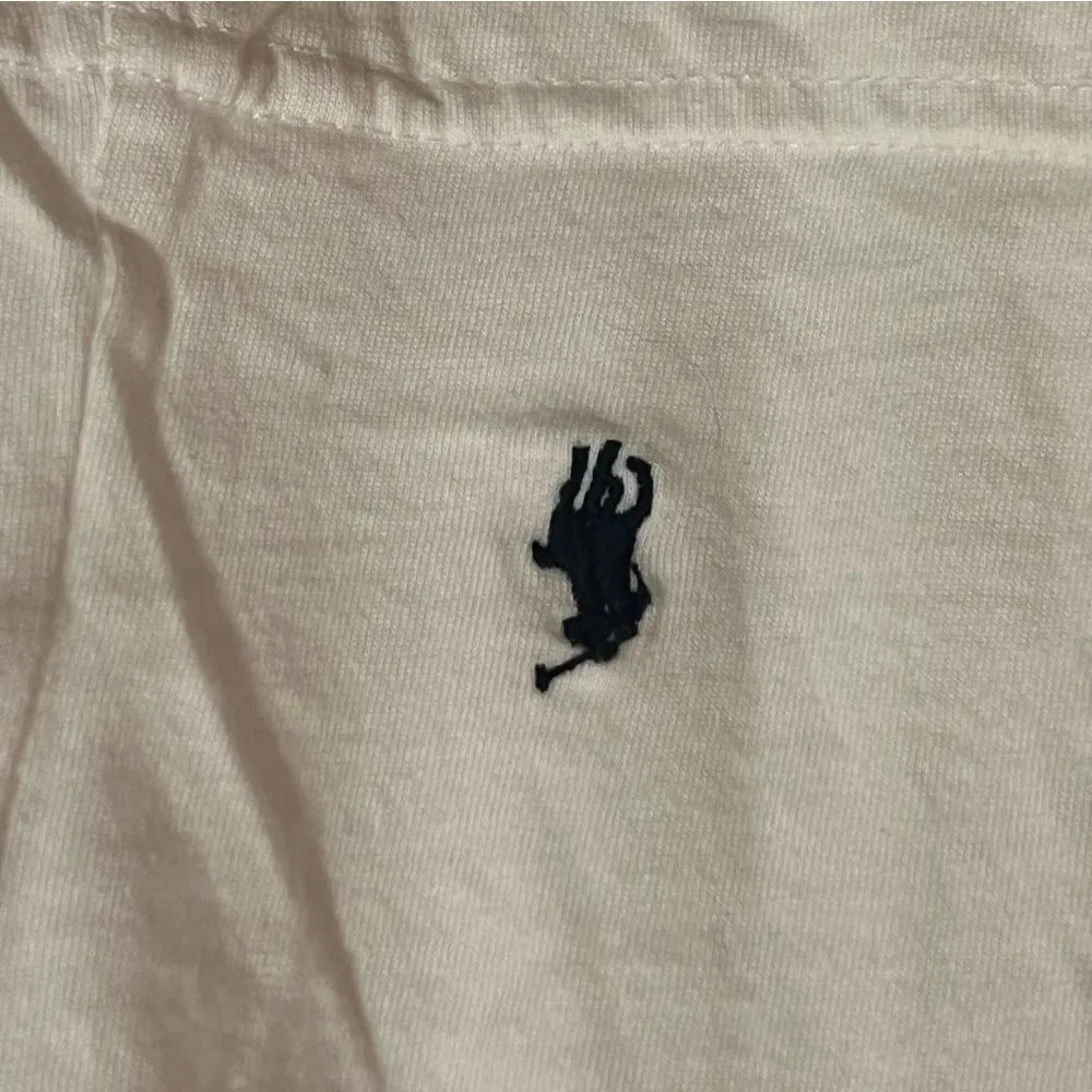 #120 POLO RALPH LAUREN UNISEX WHITE T-SHIRT LARGE - Image 4