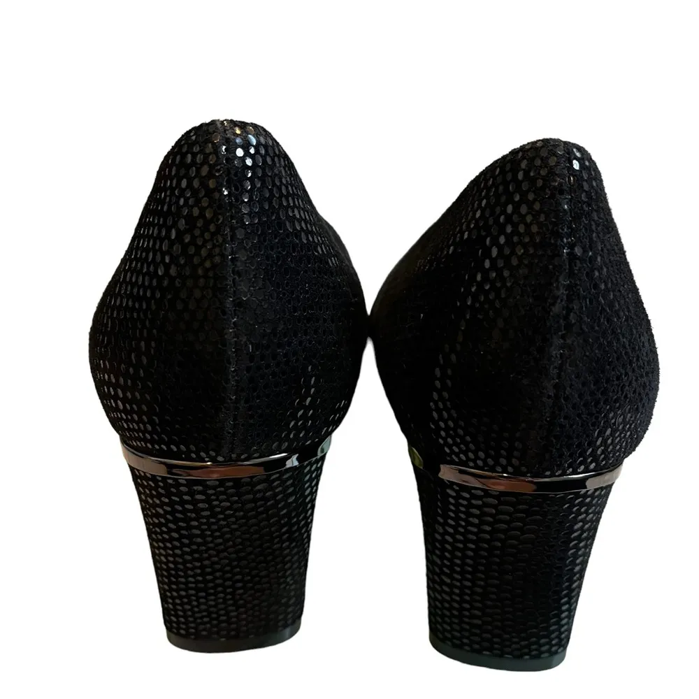 VANELi Dayle Lizard Round Toe Block Heel Pumps Size 9 - Image 8