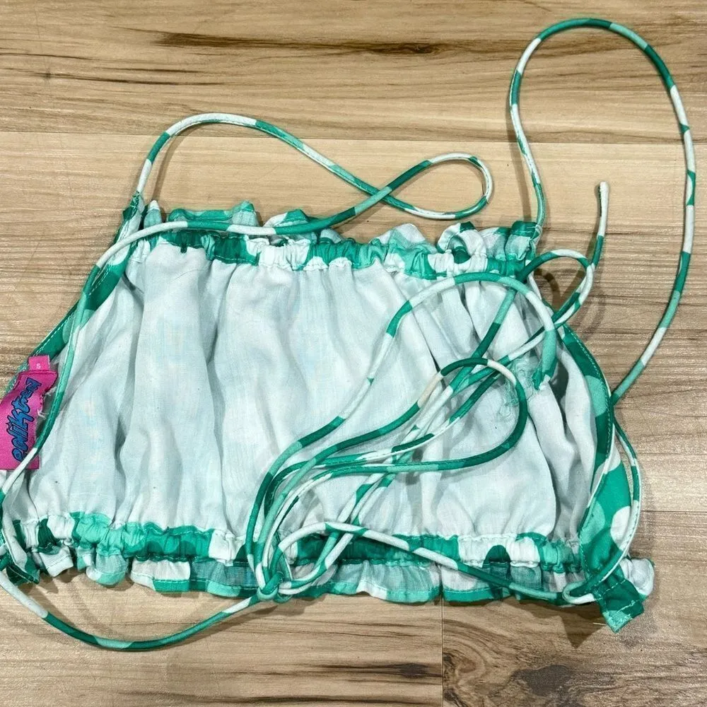 Edikted Floral Tie Open Back Top Floral Women’s Medium - Image 4