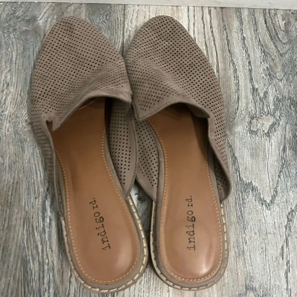 Indigo Rd  Laser-Cut Loafer Mule Gray Women's 7.5 - Image 5