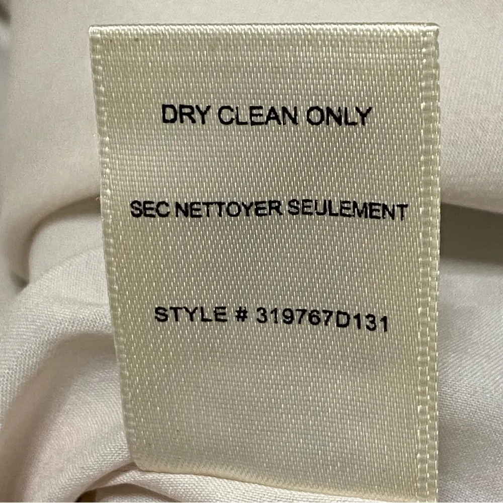 Rebecca Taylor Tailored Linen Ruffle Sleeve Shift Dress Light Blue Size 4 - Image 8