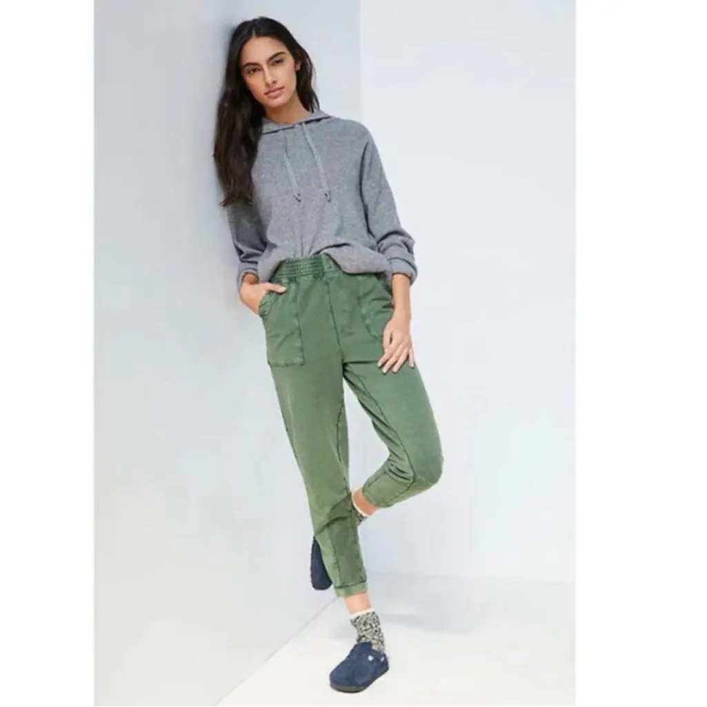 Anthropologie Saturday Sunday Theo Utility Joggers Pants Army Green - Image 8