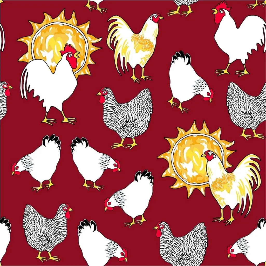 Sloggers Women's Red Chicken Print Ankle Boots Sz 8M Waterproof Gardening - Image 8