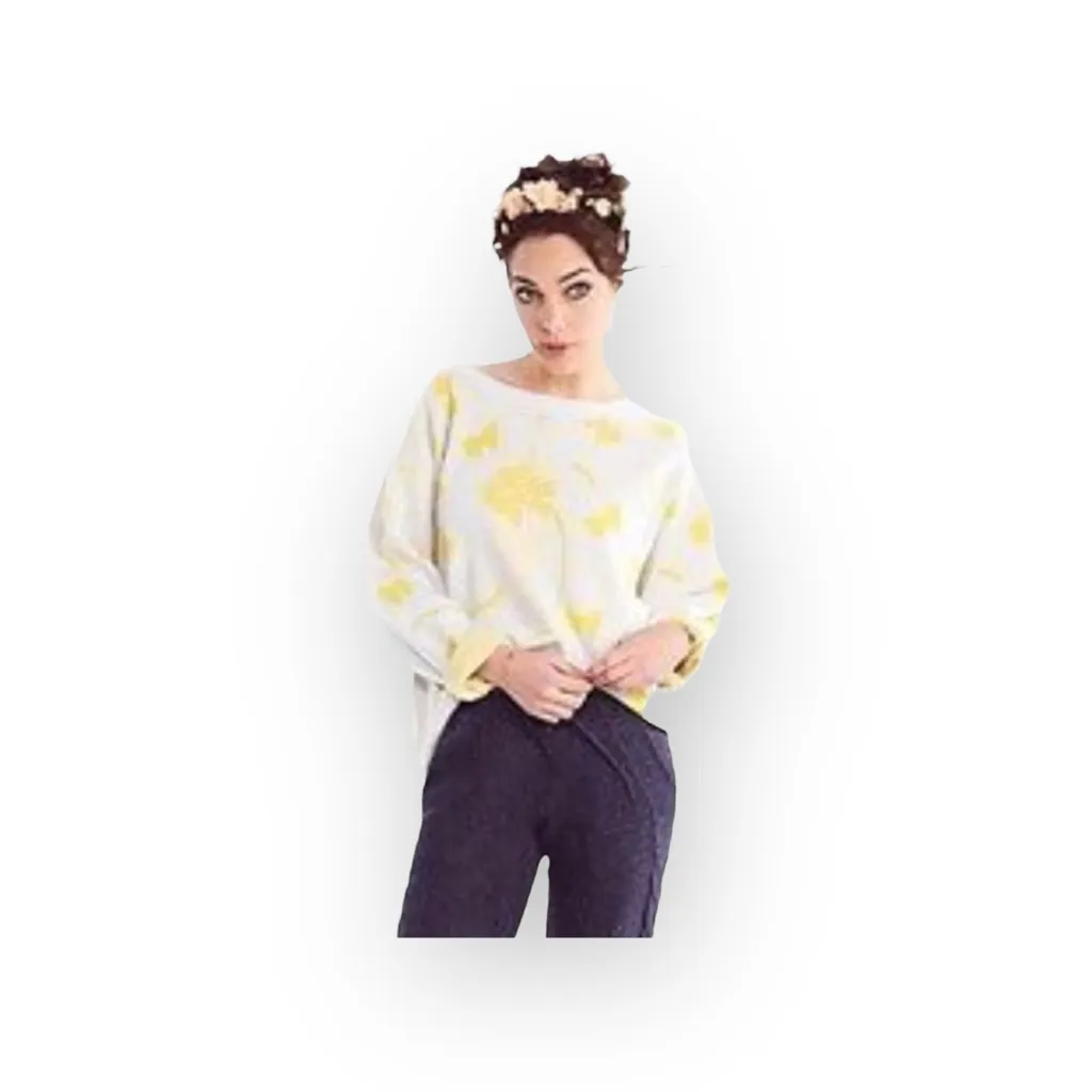 new Wildfox Couture  Pasta Delices  Vineyard Sweater  Blue Iris Intarsia  S - Image 2
