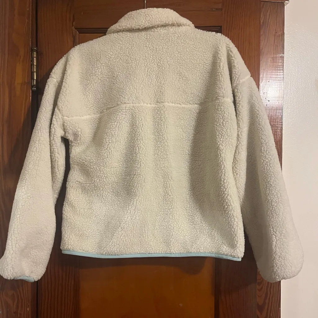 GAP Cream Sherpa Jacket - Image 3