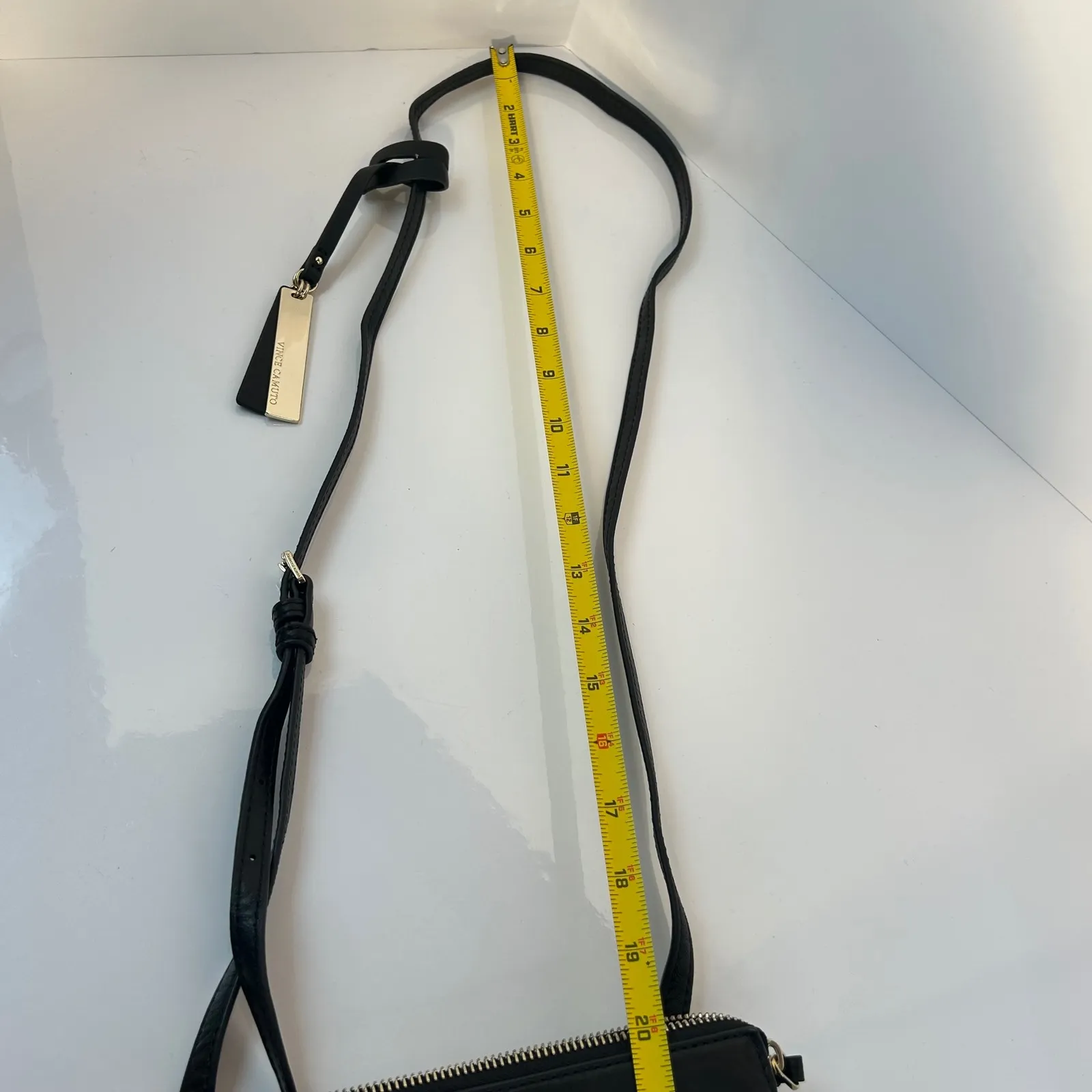 Vince Camuto Darbi Black Genuine Leather Crossbody Bag Style VC DARBI LCB - Image 10