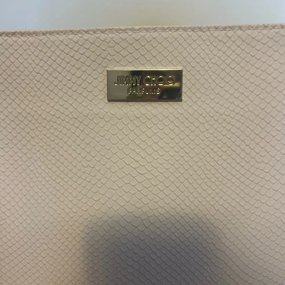 New Jimmy Choo Fragrances White Cosmetic Clutch - Image 3