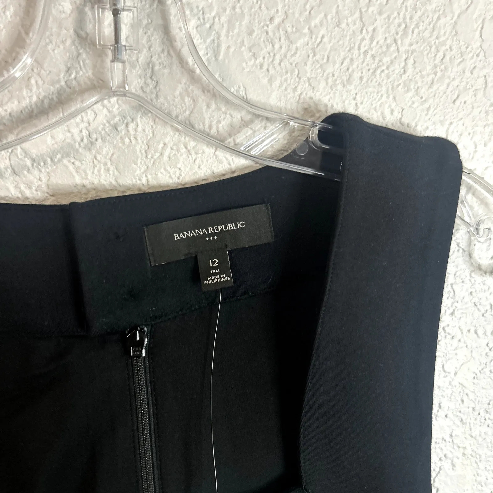 Banana Republic Seamed Mini Dress Womens Size 12 Tall Black NWT NEW - Image 6