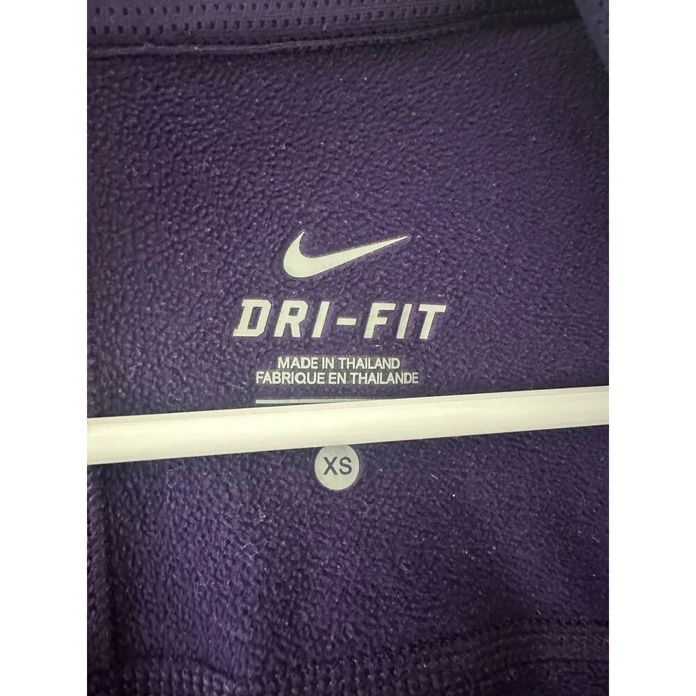 Nike Livestrong Jacket Women's XS Purple Full Zip Dri Fit Activewear Athleisure - Image 4