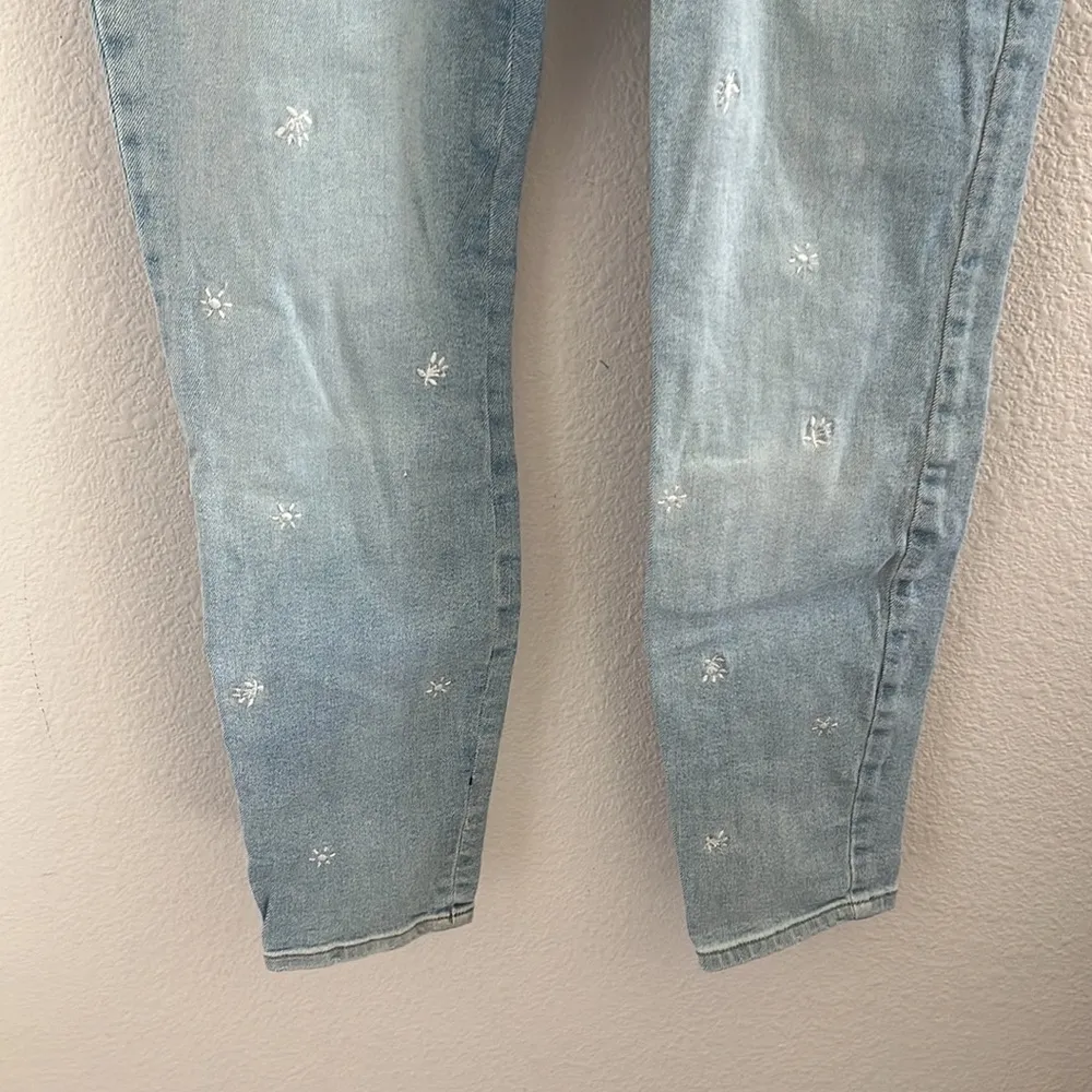 Lucky Brand Low Rise Skinny Lolita Ankle Denim Stretch Jeans Embroidered 4 / 27 - Image 6