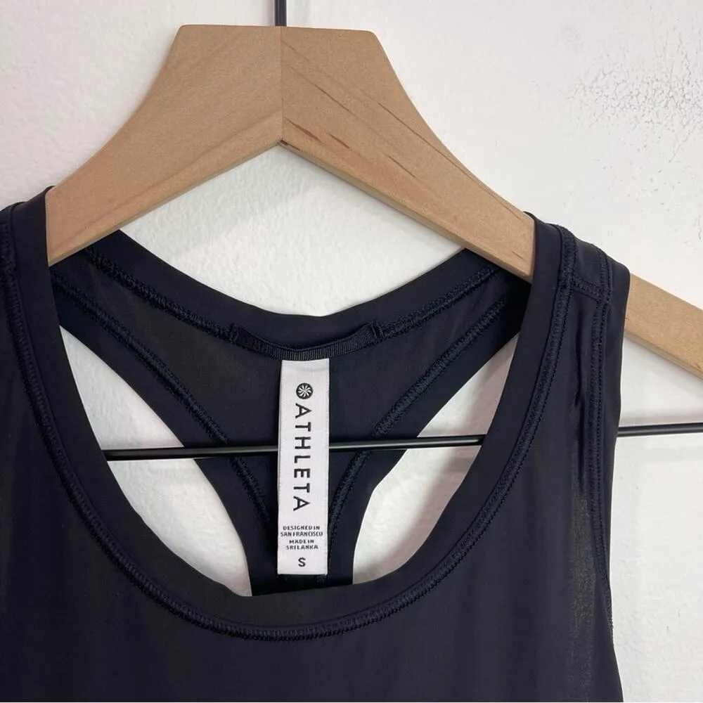 Athleta Black Spell Out Ultimate Tank Top Size Small Athletic activewear - Image 4