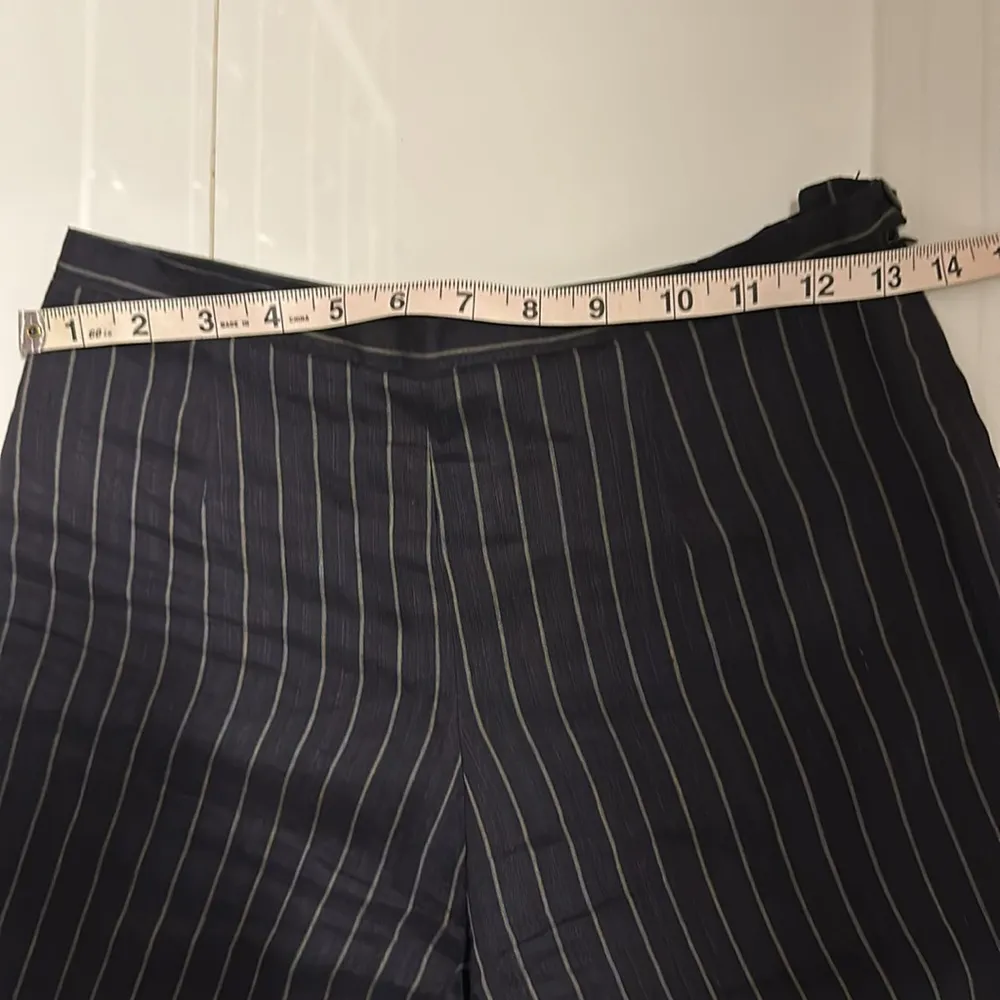 Ann Taylor Navy Striped Linen Suit - Image 6