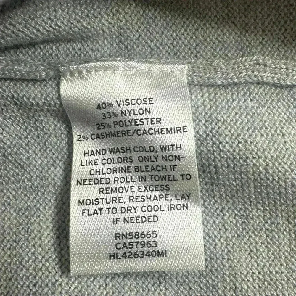 Chelsea 28 sweater mock turtleneck heather gray size small NWT - Image 4